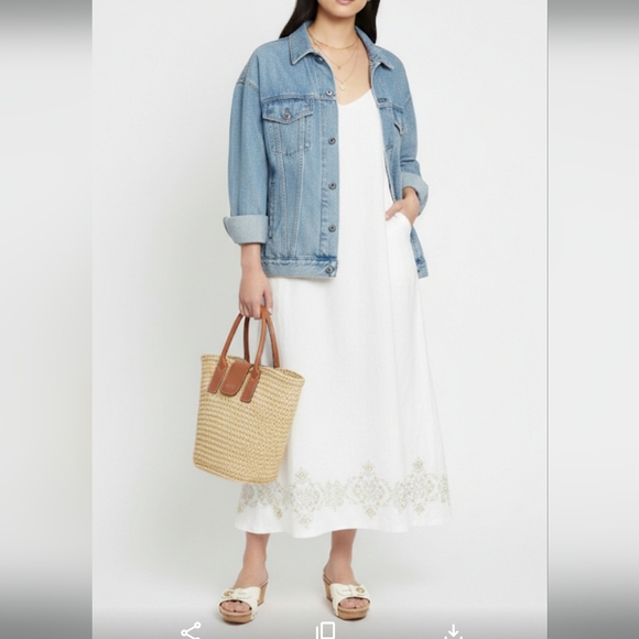 Vtg Coach Off White Cream   Mules with Wooden Bottom  Sz 8 - Picture 2 of 16